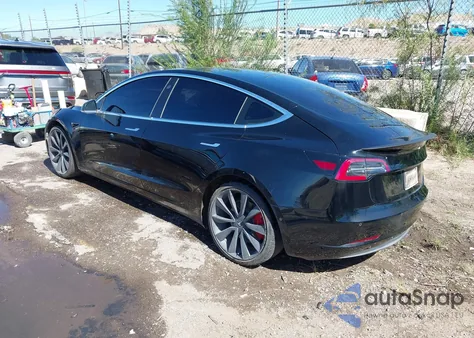2020 Tesla Model 3 Performance Dual Motor All-Wheel Drive from USA, damaged, VIN 5YJ3E1EC6LF804638